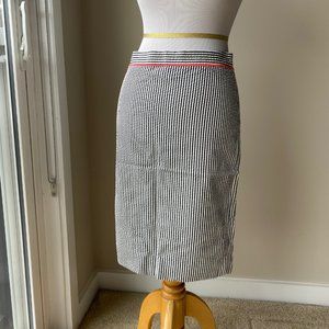JCrew Seersucker Pencil Skirt - Size 0
